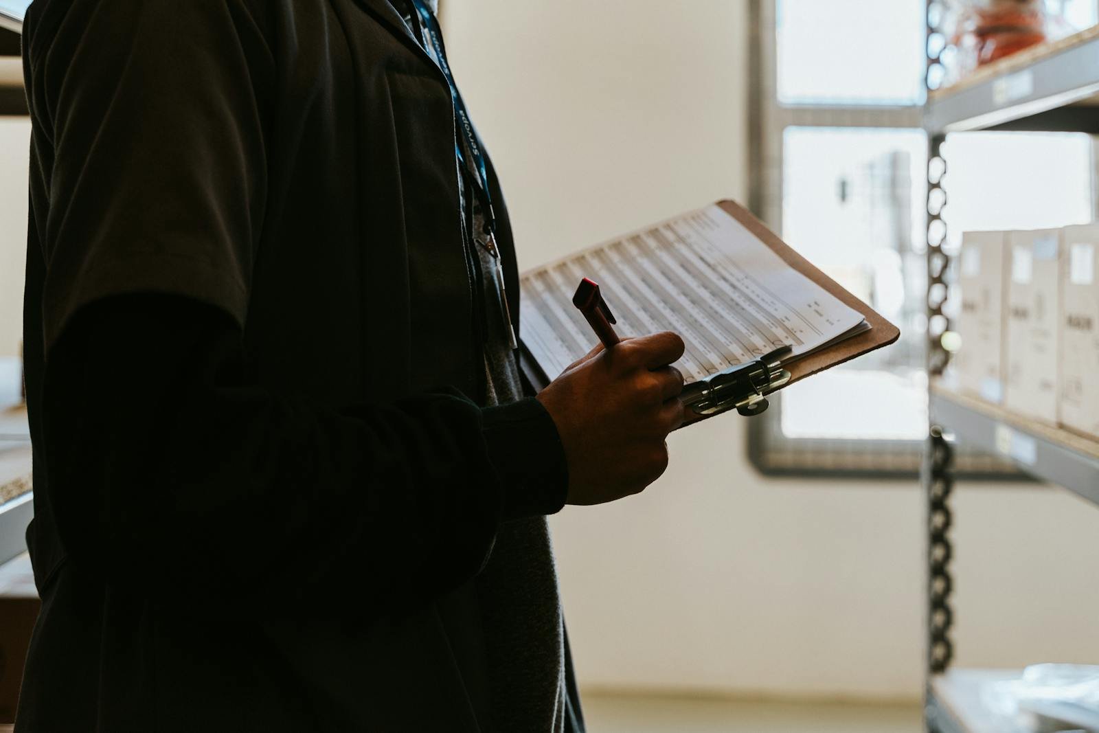 Business inventory review for wholesale sourcing