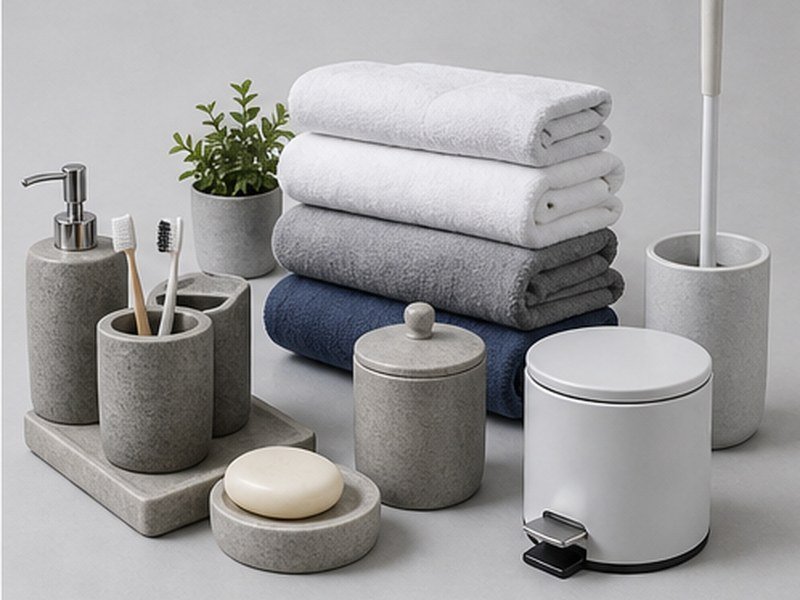 Wholesale bathroom accessories, towels and hygiene products