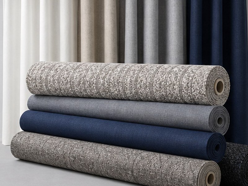 Wholesale curtain fabrics and upholstery textile rolls