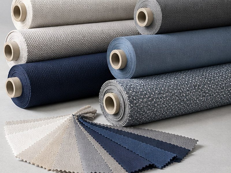 Wholesale cotton, polyester and mixed fabric rolls